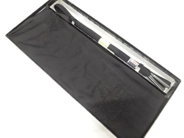 JAPANESE KIMONO / OBIJIME & OBIAGE SET FOR MOURNING